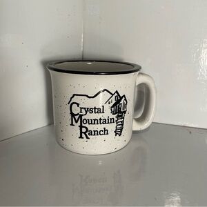 Crystal Mountain Ranch White Mug